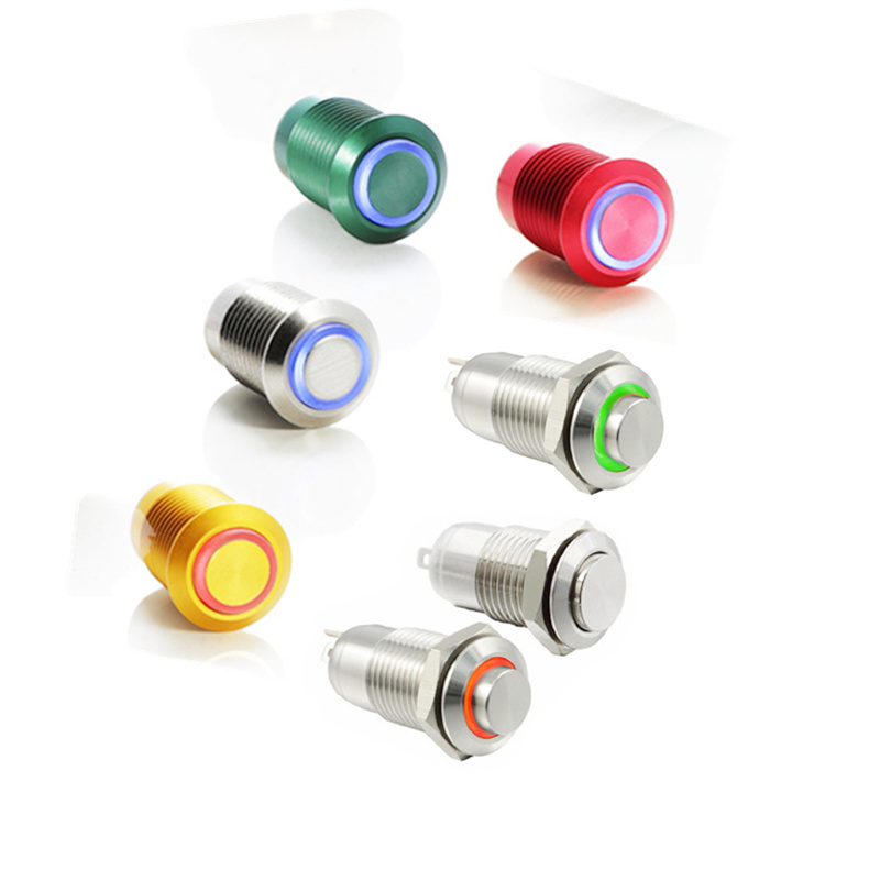 12mm復位金屬開關IP67