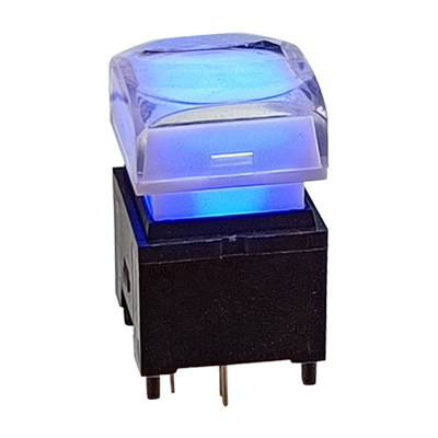 15MM方形帶燈按鈕開關